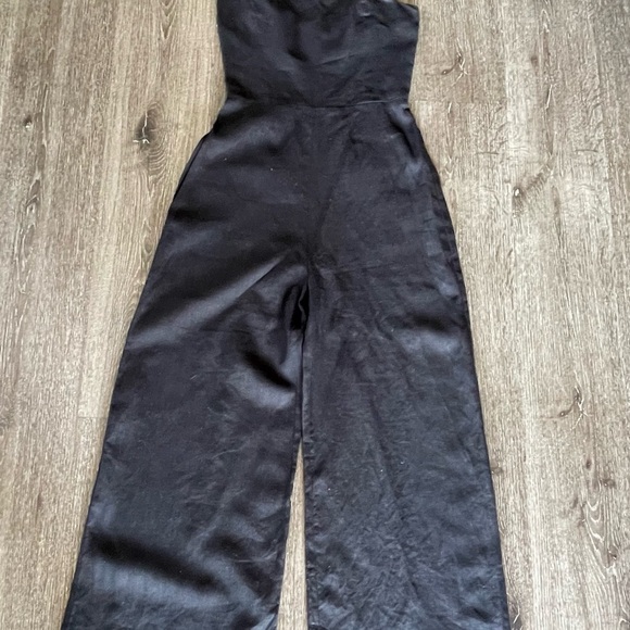 Reformation Sleek Black Jumpsuit - Picture 1 of 10